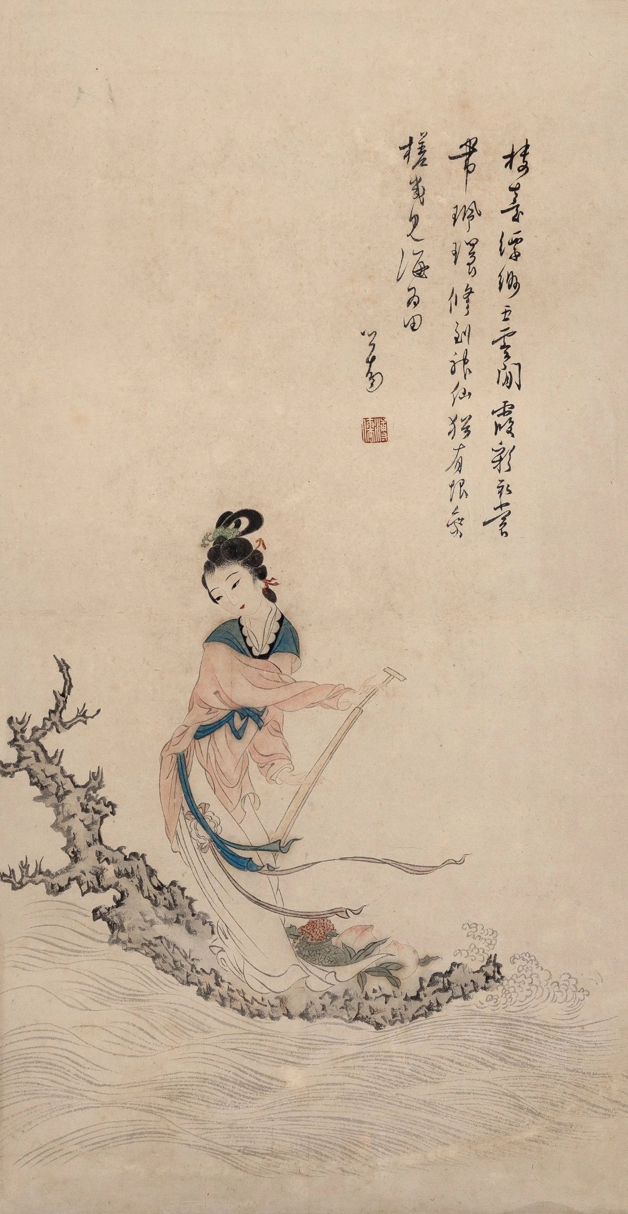 溥儒（1896-1963）麻姑獻壽